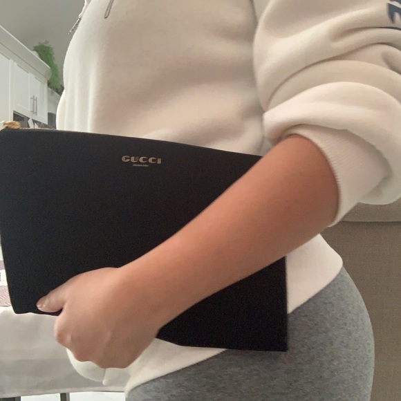 Gucci cosmetic bag. Velvet - Picture 2 of 3